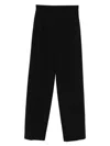 Mm6 Maison Margiela Pleat-detail Trousers In Black