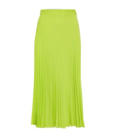 MM6 MAISON MARGIELA PLEATED CREPE MIDI SKIRT