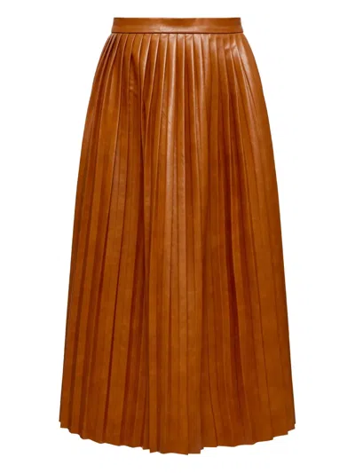 MM6 MAISON MARGIELA PLEATED MIDI SKIRT