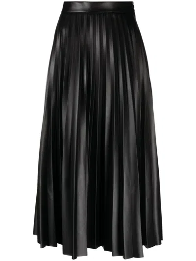 MM6 MAISON MARGIELA PLEATED MIDI SKIRT