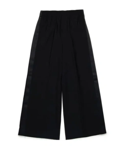 Mm6 Maison Margiela Pleated Trousers In Black