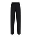Mm6 Maison Margiela Pleated Trousers In Black
