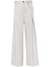 Mm6 Maison Margiela Hose Mit Weitem Bein In Neutrals