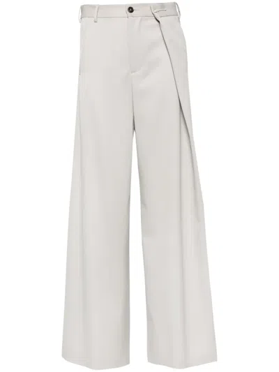 Mm6 Maison Margiela Hose Mit Weitem Bein In Neutrals