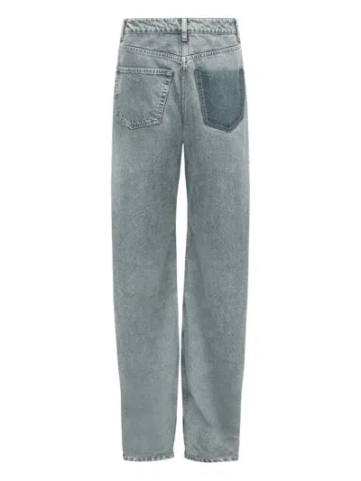 Mm6 Maison Margiela Pocket-detail Jeans In Gray