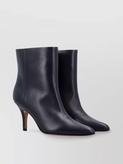 Mm6 Maison Margiela Pointed Toe Stiletto Heel Ankle Boot In Black