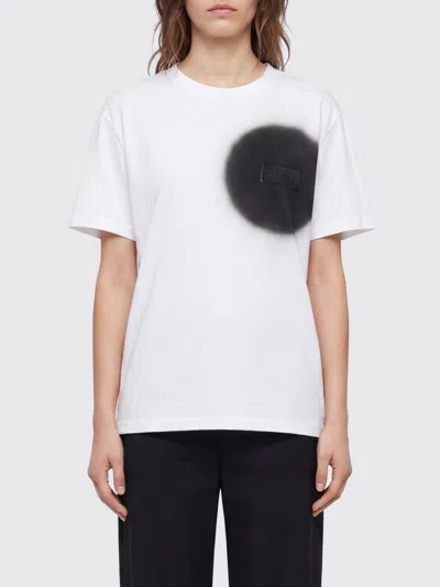 Mm6 Maison Margiela Polo Shirt Woman In White