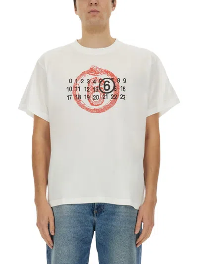 Mm6 Maison Margiela Polyester-blend T-shirt For Comfort