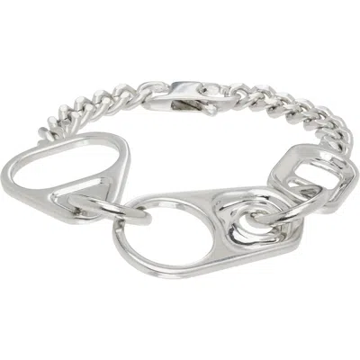Mm6 Maison Margiela Pop Tag Bracelet In 968 Palladio Buratta