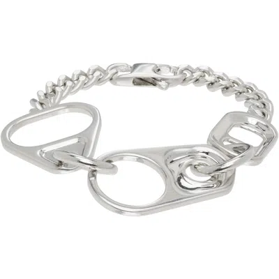 Mm6 Maison Margiela Pop Tag Bracelet In 968 Palladio Buratta