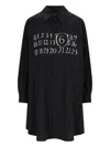Mm6 Maison Margiela Mm6 By Maison Margiela Black Cotton Dress In Black  