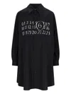 Mm6 Maison Margiela Mm6 By Maison Margiela Black Cotton Dress In Black