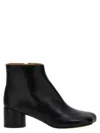 Mm6 Maison Margiela Mm6 By Maison Margiela Preformed Toe Ankle Boots In Black