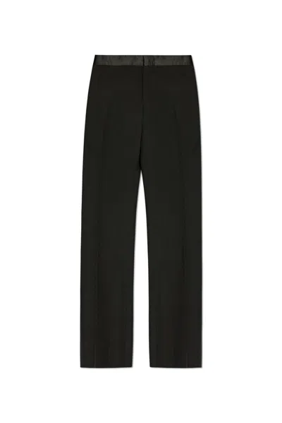 Mm6 Maison Margiela Pleated Trouserrs In Black