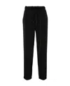 Mm6 Maison Margiela Pressed-crease Trousers In Black
