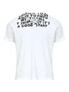 Mm6 Maison Margiela Printed Cotton T-shirt In White