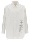 Mm6 Maison Margiela Spliced Numbers Cotton Poplin Shirt
