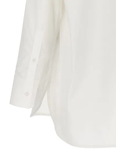 Mm6 Maison Margiela Printed Shirt In White