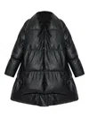 Mm6 Maison Margiela Mm6 By Maison Margiela Short Asymmetrical Down Jacket In Polyamide In Black