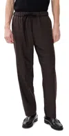 Mm6 Maison Margiela Pull On Pants Brown/black In Brown