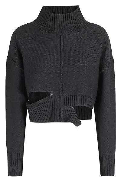 Mm6 Maison Margiela Pullover In Black