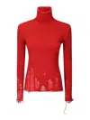 Mm6 Maison Margiela Pullover In Red