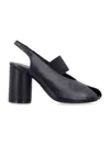 Mm6 Maison Margiela Pump Sling Back Ponity Cut In Black