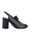 Mm6 Maison Margiela Pump Sling Back Ponity Cut In Black