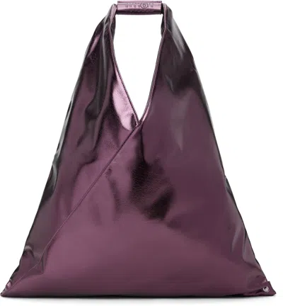 Mm6 Maison Margiela Purpe Classic Triangle Tote