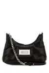 Mm6 Maison Margiela Quilted Leather Shoulder Bag In Black