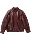 Mm6 Maison Margiela Raglan-sleeves Jacket In Red