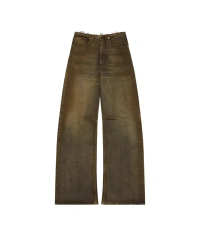 MM6 MAISON MARGIELA MM6 MAISON MARGIELA 5-POCKET WIDE-LEG JEANS