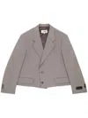 Mm6 Maison Margiela Einreihiges Sakko In Grau