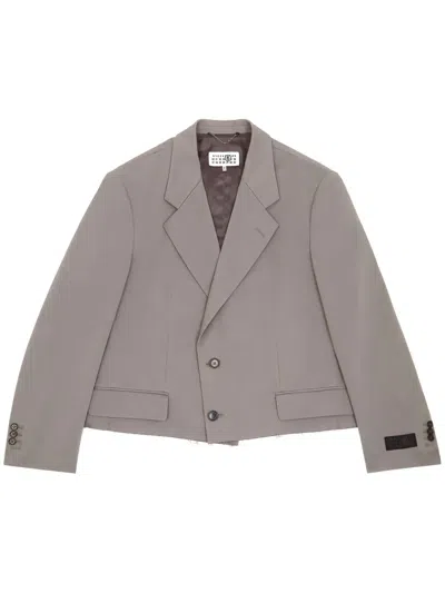 Mm6 Maison Margiela Einreihiges Sakko In Grau