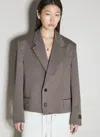 MM6 MAISON MARGIELA RAW HEM SUIT BLAZER