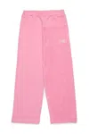Mm6 Maison Margiela Pantaloni In Felpa Re-cut In Pink