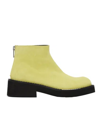 MM6 MAISON MARGIELA MM6 MAISON MARGIELA BLOCK HEEL ANKLE BOOTS
