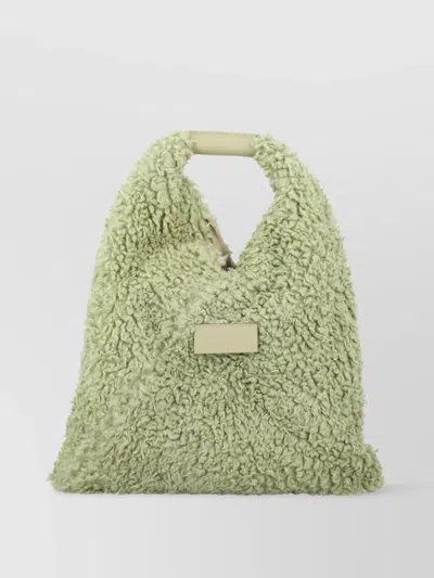 MM6 MAISON MARGIELA RECTANGULAR TEXTURED TOP HANDLE SHOULDER BAG