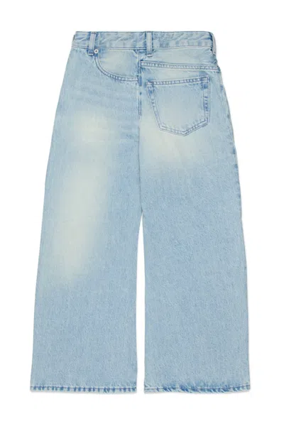 Mm6 Maison Margiela Kids' Regular Jeans In Light Blue Wash