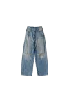 Mm6 Maison Margiela Regular Leg Jeans With Knee Slash