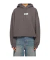 Mm6 Maison Margiela Taupe Relaxed Hoodie In Gray