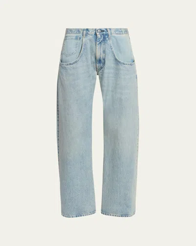 Mm6 Maison Margiela Relaxed-fit Jeans In Blue
