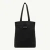 Mm6 Maison Margiela Reversix Canvas Shopping Bag In Black