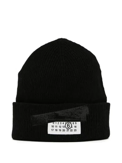 MM6 MAISON MARGIELA MM6 MAISON MARGIELA RIBBED HAT