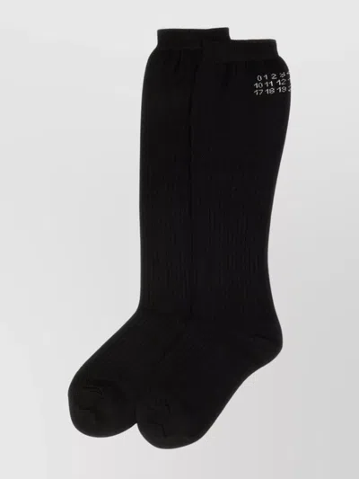 Mm6 Maison Margiela Ribbed Knee-high Length Lingerie Piece In Multi