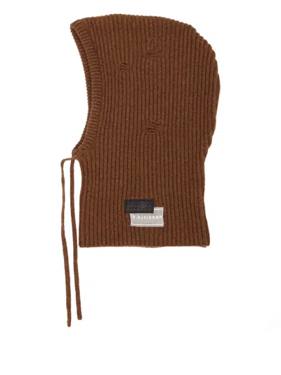 Mm6 Maison Margiela Ribbed-knit Balaclava