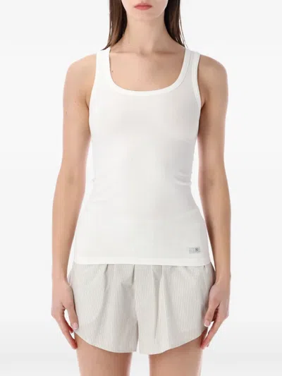 Mm6 Maison Margiela Underwear Tank Top In Neutral