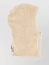 Mm6 Maison Margiela Ribbed Texture Drawstring Detail Hat