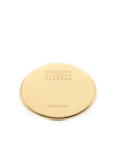 Mm6 Maison Margiela Ring Accessories In Black