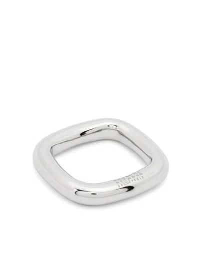 Mm6 Maison Margiela Ring Accessories In 951 Polished Palladio